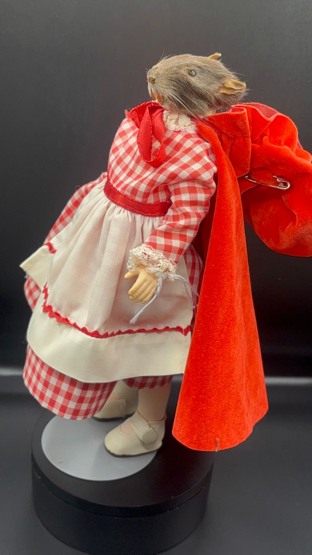 Little Red Riding Rat 🐀 Taxidermy Doll